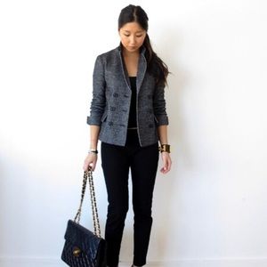 J. Crew Marled Thandie Double Breasted Blazer
